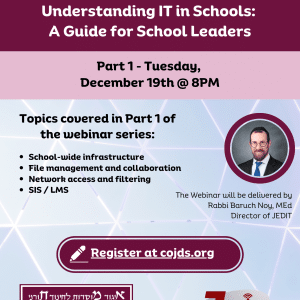 Understanding IT in Schools: A Guide for School Leaders | December 19, 2023