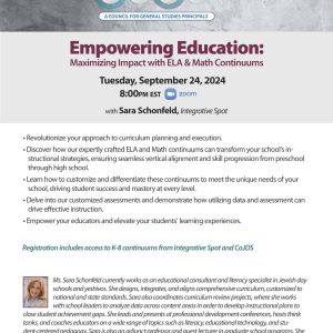 Empowering Education with Sara Schonfeld